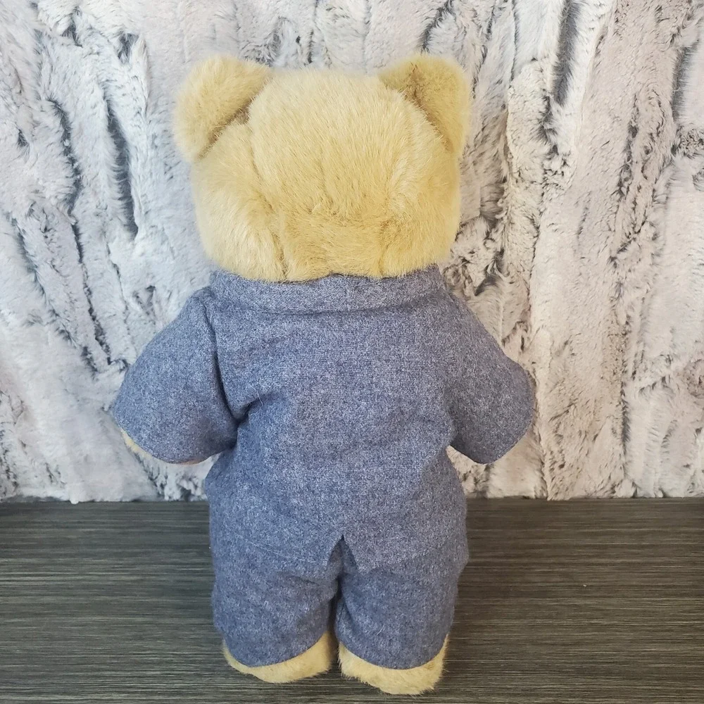Dakin‎ 1985 Jointed Bear Plush Stuffed Animal Business Dress Suit 13